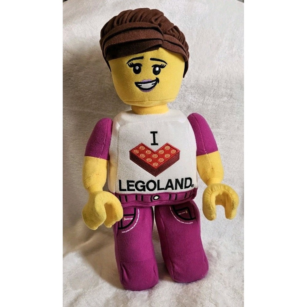 Legoland Exclusive "I LOVE LEGOLAND" Girl Plush 14in Doll